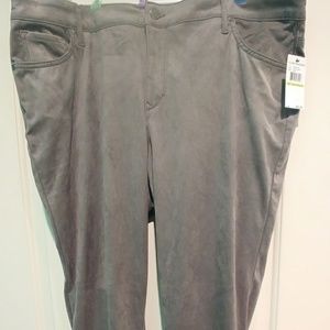 Suede Size 18 Woman's Pants